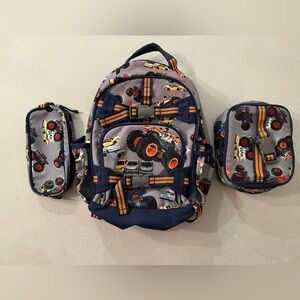 Pottery Barn Kids Hot Wheels Backpack with Orange and Blue Accents